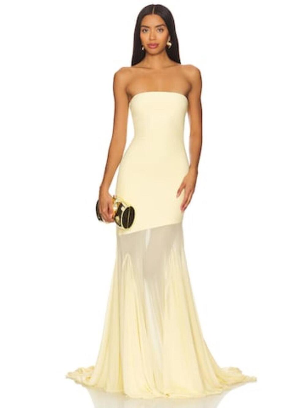 Deme by Gabriella Dahlia Gown in Butter Yellow